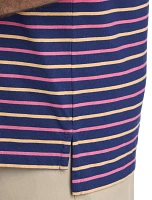 Multi-Striped Polo Shirt