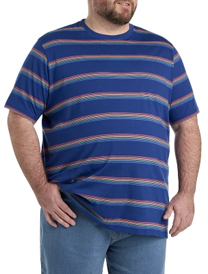 Moisture-Wicking Striped T-Shirt