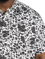 Floral Print Sport Shirt