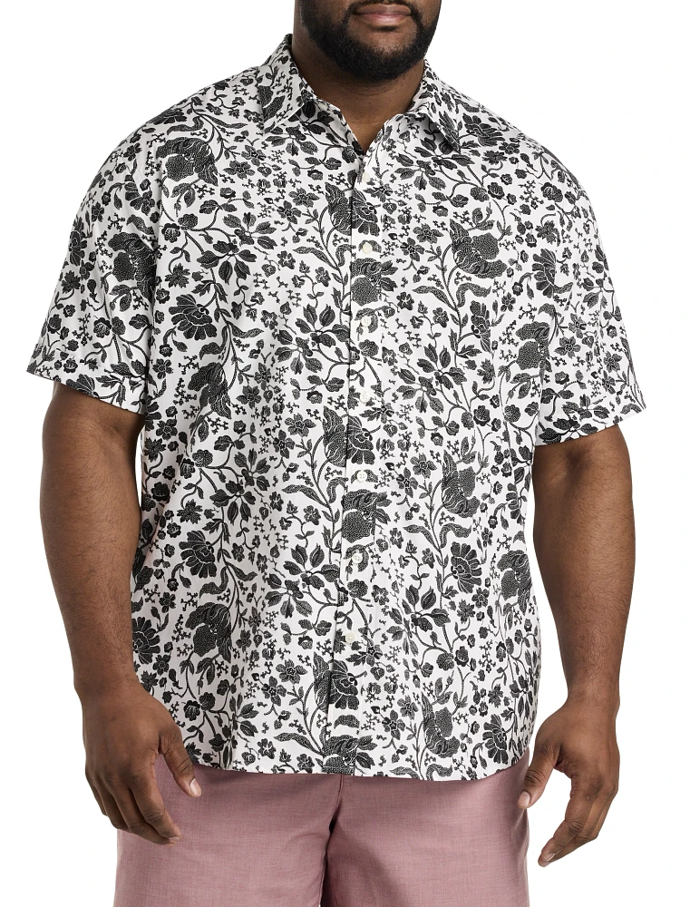 Floral Print Sport Shirt