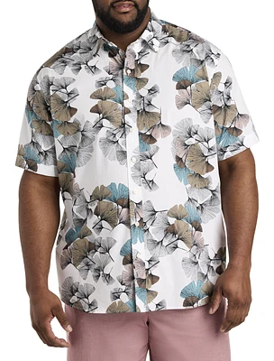 Multi Floral Print Sport Shirt