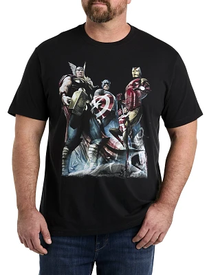 Avengers 4 Up Graphic Tee