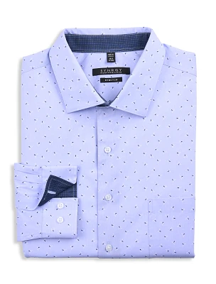 Abstract Print Performance Dress Shirt