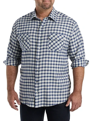 Small Plaid Flannel Sport Shirt