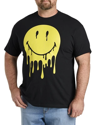 Melting Smiley Face Graphic Tee