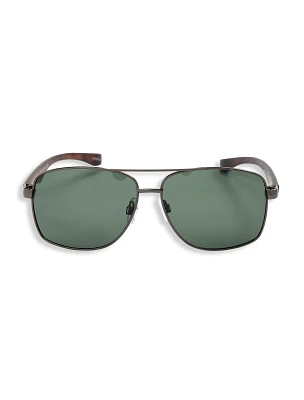 Rectangular Two-Tone Sunglasses