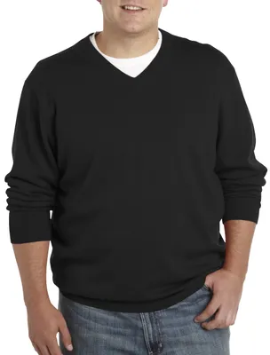 Premium Cashmere Blend V-Neck Sweater