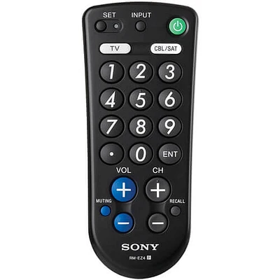 Sony RM-EZ4 2-in-1 Universal Remote Control (Black color)  - OPEN BOX RMEZ4 | Electronic Express