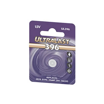 Ultralast UL396 1.5V Silver Oxide Replacement Battery | Electronic Express