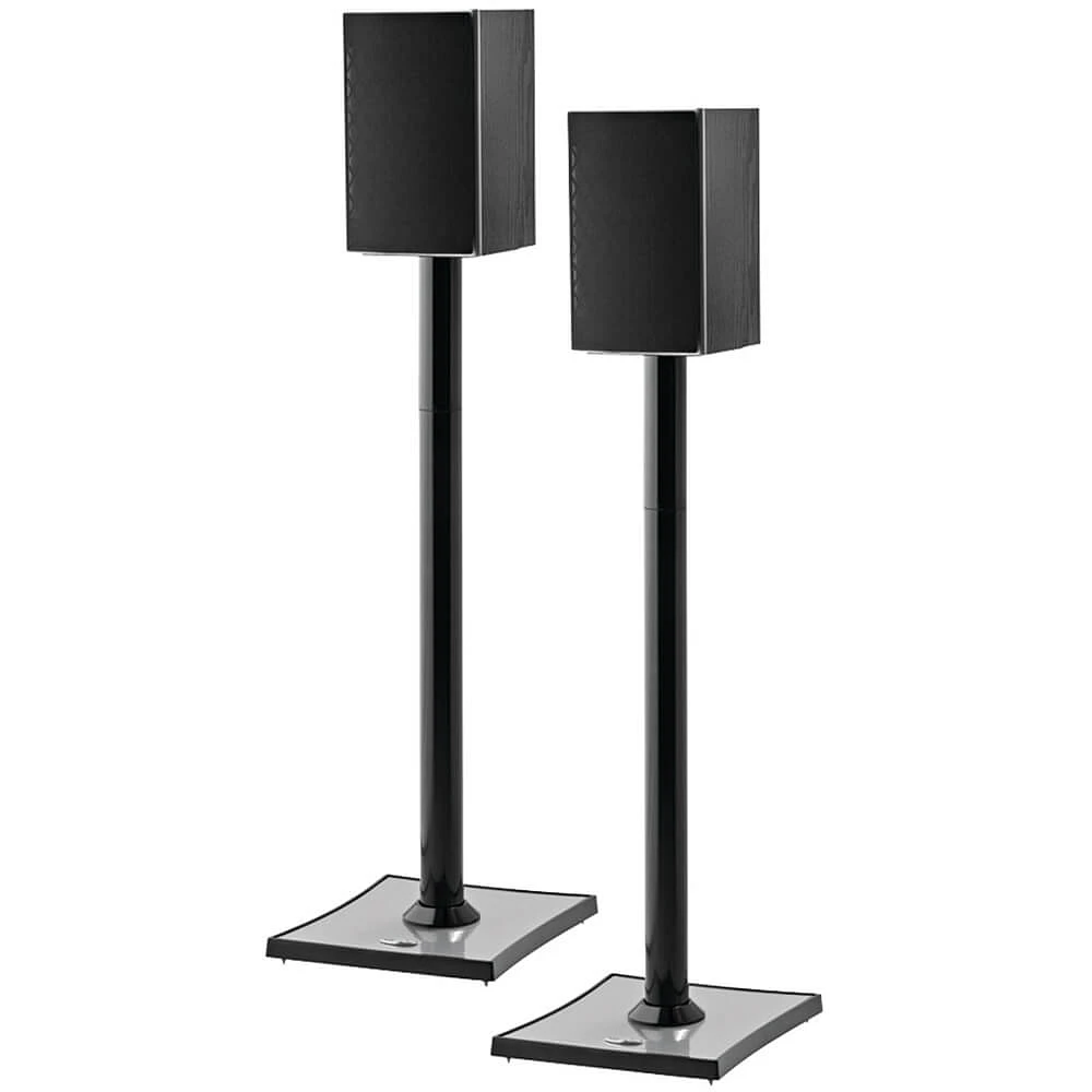 OmniMount Bookshelf Speaker Stands - Black | Electronic Express