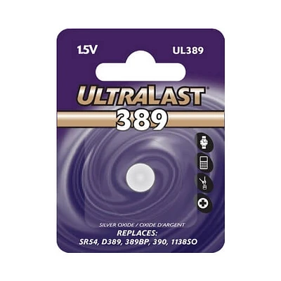 Ultralast UL-389 Watch Battery UL389 | Electronic Express