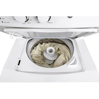 GE GUV27ESSMWW 27 inch Stacked Washer and Dryer | Electronic Express