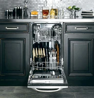 GE Profile PDW1860KSS Stainless Steel Profile Series 18 in. Built-In Dishwasher | Electronic Express