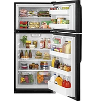 Haier HRT18RCWB 18 cu.ft. Top Freezer Refrigerator | Electronic Express