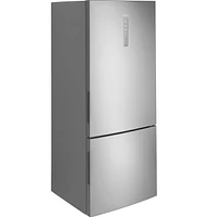 Haier HRB15N3BGS 15 cu.ft. Bottom Freezer Refrigerator | Electronic Express