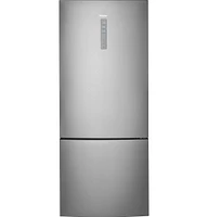 Haier HRB15N3BGS 15 cu.ft. Bottom Freezer Refrigerator | Electronic Express