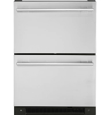 Haier DD410RS 5.4 Cu. Ft. Stainless Built-In Dual-Drawer Refrigerator | Electronic Express