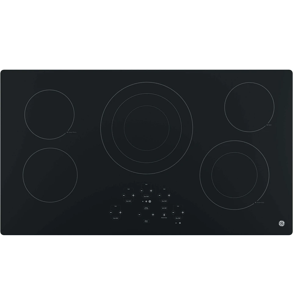 GE JP5036DJBB 36 inch 5 Burner Electric Cooktop | Electronic Express