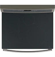 GE Profile PHB920EJES 5.3 Cu. Ft. Slate Free-Standing Convection Range with Induction | Electronic Express