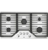 GE PGP7036DLWW 36 Inch 5 Burner Gas Cooktop | Electronic Express