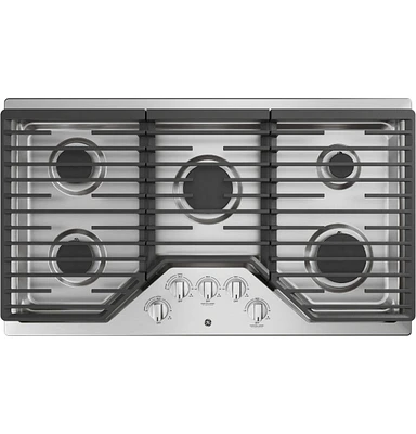 GE JGP5036SLSS 36 Inch 5 Burner Gas Cooktop | Electronic Express