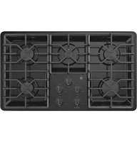 GE JGP3036DLBB 36 Inch 5 Burner Gas Cooktop | Electronic Express