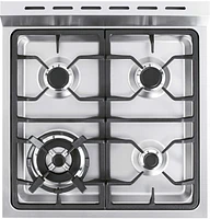 Haier HCR2250AGS Stainless 24 in. 2.0 Cu. Ft. Gas Free-Standing Range | Electronic Express