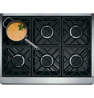 GE CGU366SEHSS Cafe 36 inch 6 Burner Gas Cooktop | Electronic Express