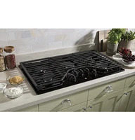 GE 36 Inch 5 Burner Gas Cooktop | Electronic Express