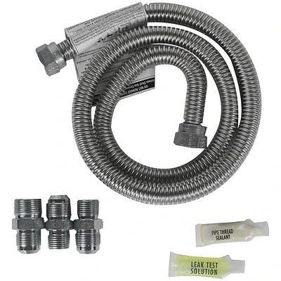 Certified Appliance Accessories GASCONNECTKT-OBX Universal Gas Dryer/Range Connector Kit | Electronic Express