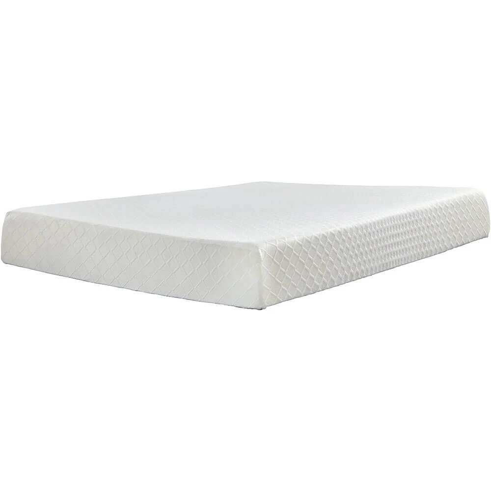 Ashley Furniture M69941 10 inch Memory Foam Bed in a Box, King | Electronic Express