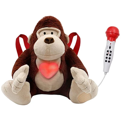 Spectrum SAL-201 Singalong Buddies Gorilla with Wired Microphone - OPEN BOX SINGALONGGOR | Electronic Express
