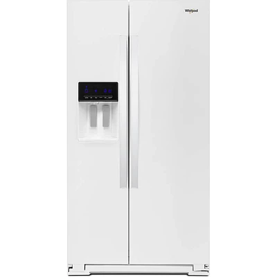 Whirlpool WRS571CIHW 21 Cu.Ft. Counter Depth Refrigerator | Electronic Express