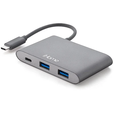 iHome IMAC-CT224AG USB-C 5 Port Hub | Electronic Express