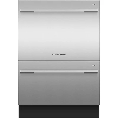 Fisher & Paykel DD24DDFTX9_N 24 inch Double DishDrawer Dishwasher | Electronic Express