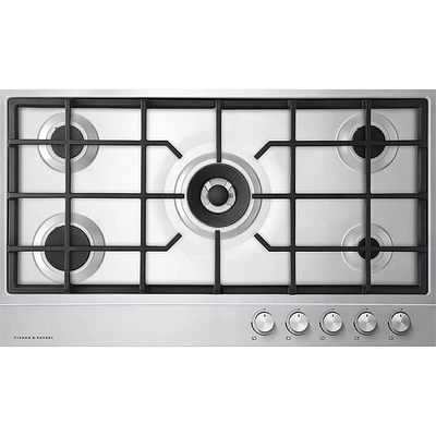 Fisher & Paykel CG365DLPX1_N 36 inch LP Gas Cooktop | Electronic Express