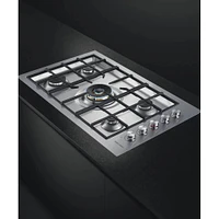 Fisher & Paykel CG365DNGRX2_N 36 inch Natural Gas Cooktop | Electronic Express