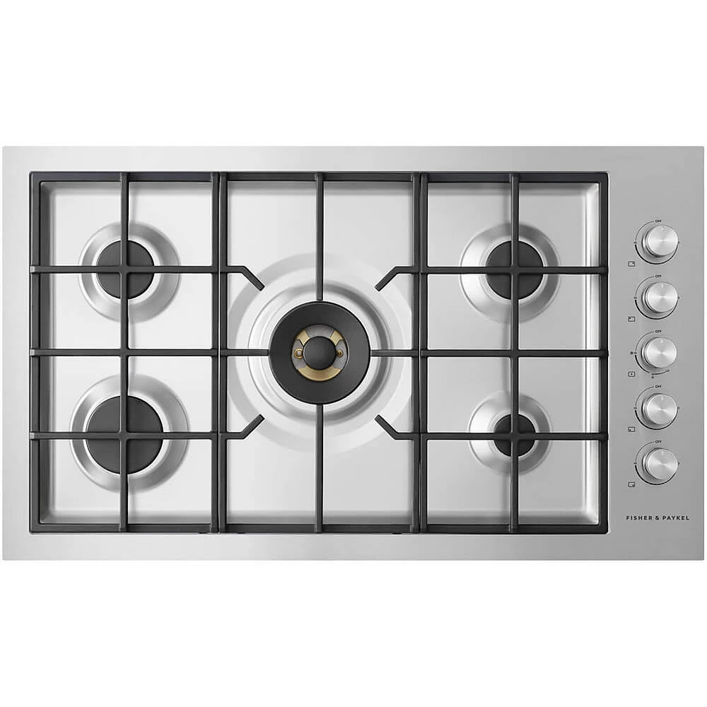 Fisher & Paykel CG365DNGRX2_N 36 inch Natural Gas Cooktop | Electronic Express