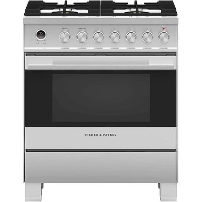 Fisher & Paykel OR30SDG6X1 3.5 cu.ft. Dual Fuel Range | Electronic Express