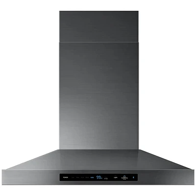 Samsung NK30M9600WM/AA Chef Collection 30 inch Chimney Hood | Electronic Express