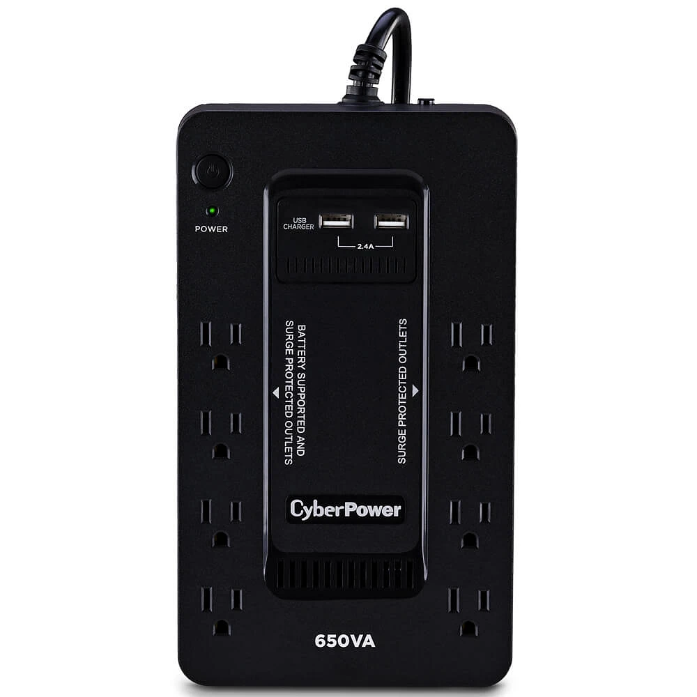 CyberPower SX650U UPS PC Battery Backup | Electronic Express