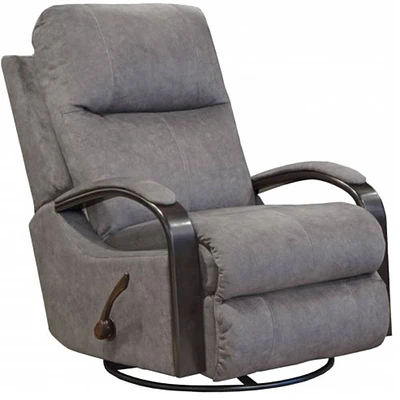 Catnapper 47035279229 Niles Graphite Swivel Glider Recliner | Electronic Express