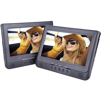 Sylvania SDVD1037R 10.1 inch Dual Screen Portable DVD Player | Electronic Express