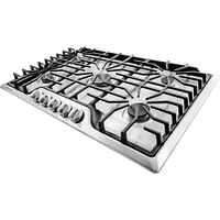 Frigidaire FFGC3626SS 36 inch Stainless 5 Burner Gas Cooktop - OPEN BOX | Electronic Express