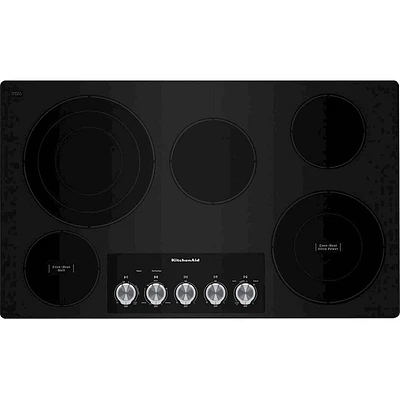 KitchenAid KCES556HSS 36 inch Electric Cooktop  | Electronic Express