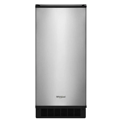 Whirlpool WUI75X15HZ 25lb, Stainless Ice-maker | Electronic Express