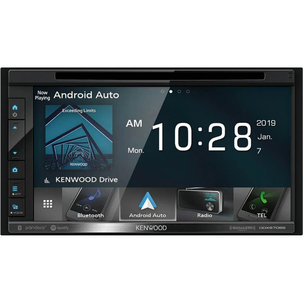 Kenwood DDX6706-OBX 6.8 in. In-Dash DVD Receiver with Bluetooth OPEN BOX | Electronic Express