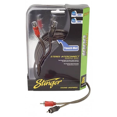 Stinger SI123 2 CHANNEL INTERCONNECT 3FT | Electronic Express