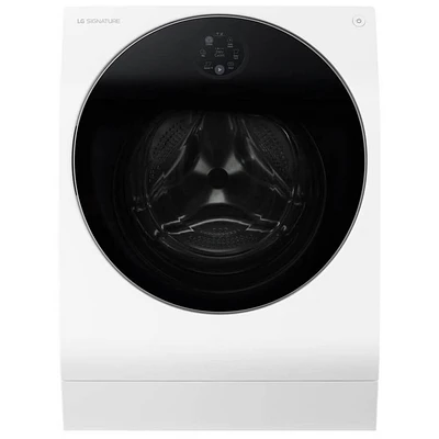 LG LUWM101HWA 2.8 cu.ft. White Signature Smart Washer/Dryer Combo | Electronic Express