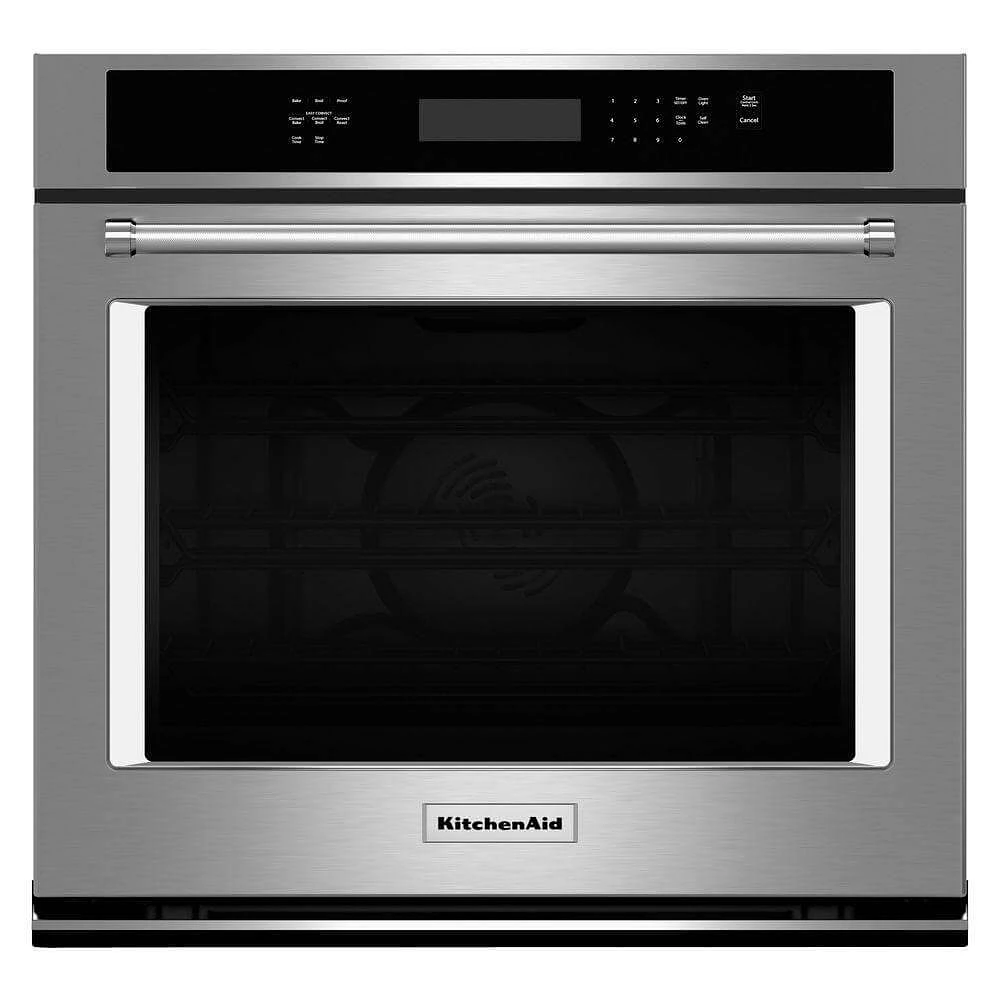 KitchenAid KOSE507ESS 27 inch Stainless Single Wall Oven | Electronic Express